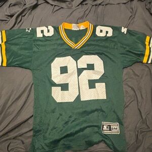 #92 white jersey Green Bay packers